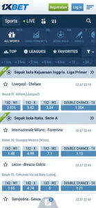 1xbet betting